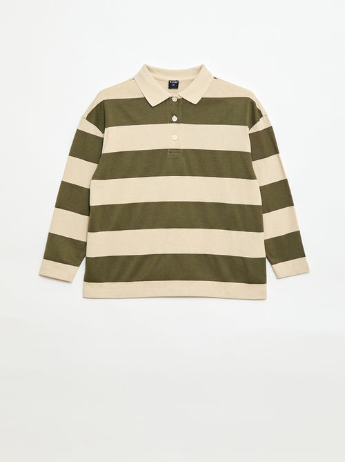 Polo oversize a rayas - Kiabi