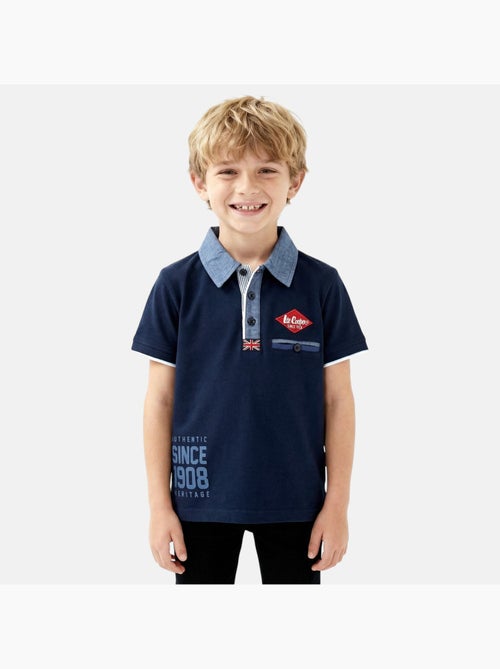 Polo para niño Lee Cooper de manga corta - Kiabi