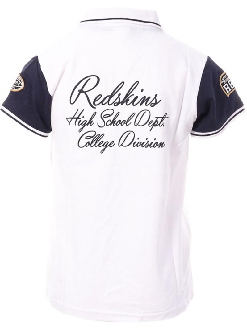 Polo para niño Redskins Blanco - Kiabi