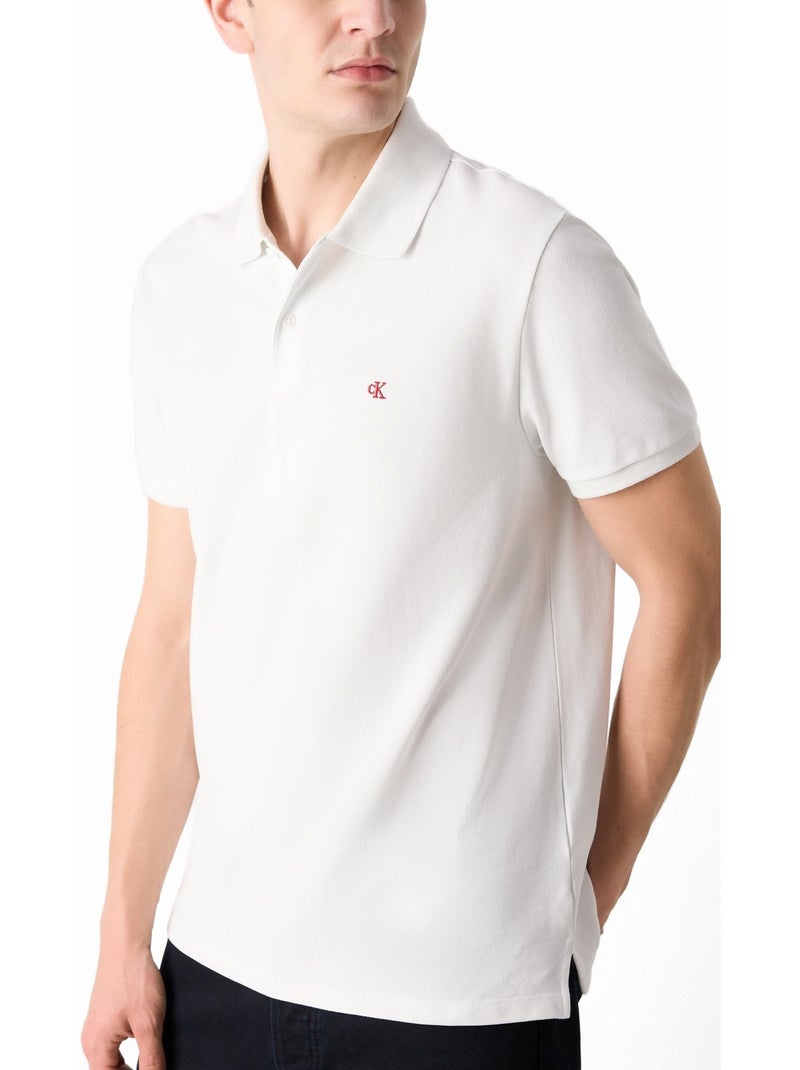 Polo para ponerse - Calvin Klein Blanco Blanco - Kiabi