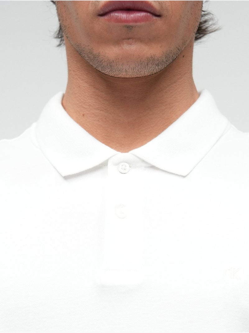 Polo para ponerse - Calvin Klein Blanco - Kiabi