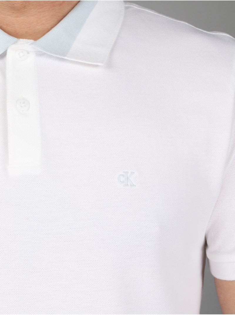 Polo para ponerse - Calvin Klein Blanco - Kiabi