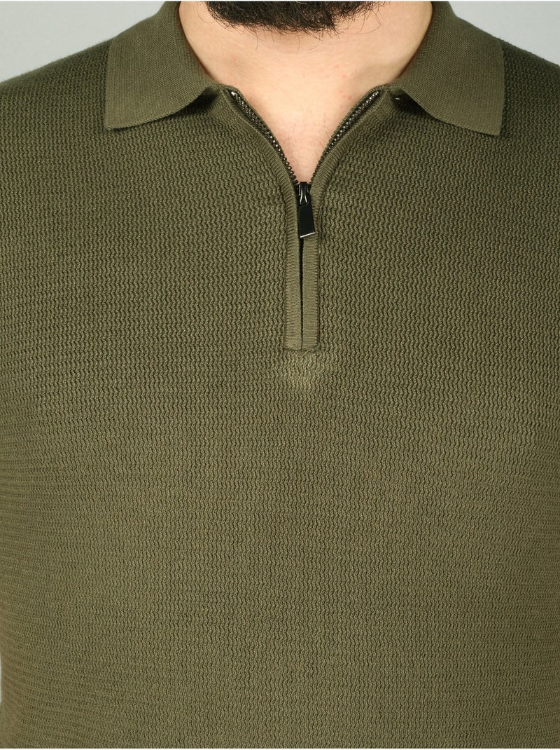 Polo para ponerse - Frilivin Verde oscuro - Kiabi