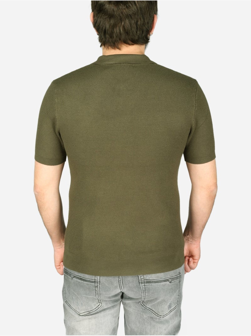 Polo para ponerse - Frilivin Verde oscuro - Kiabi