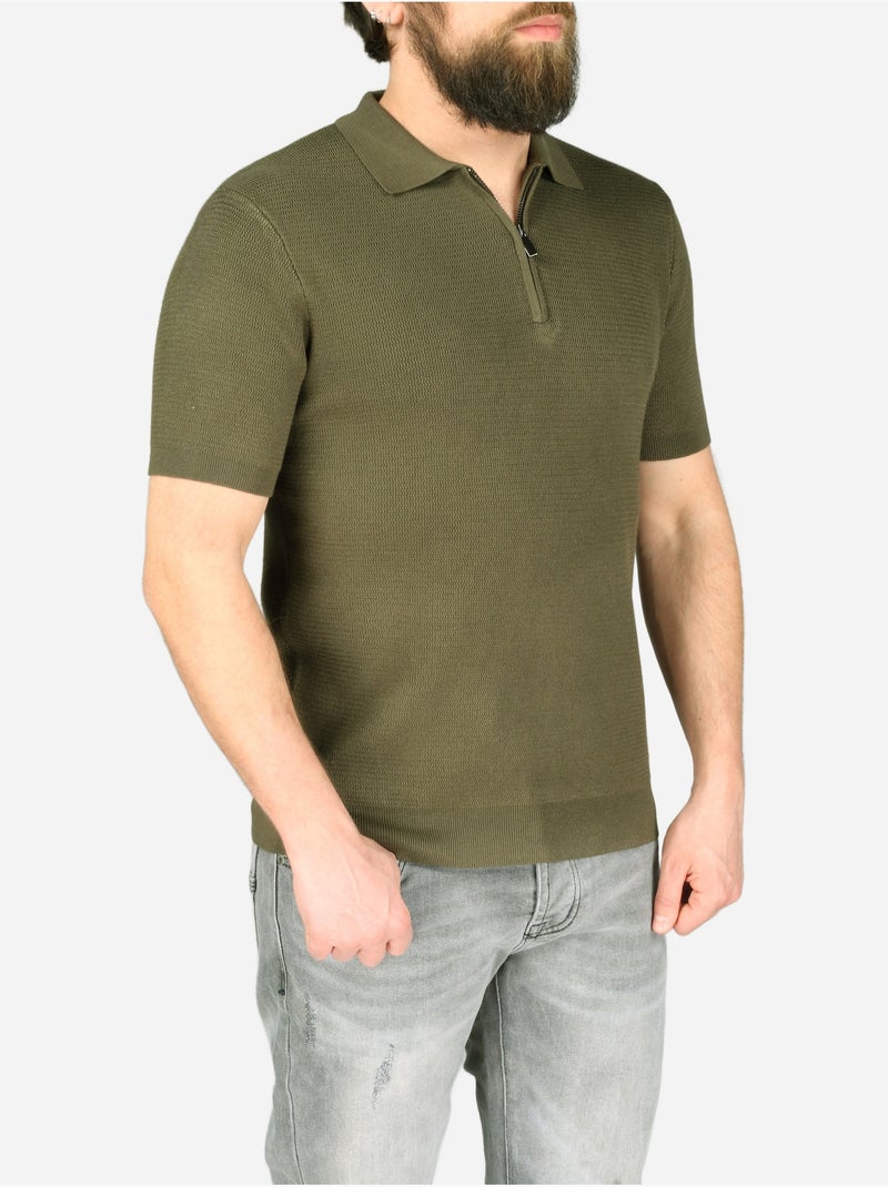 Polo para ponerse - Frilivin Verde oscuro - Kiabi