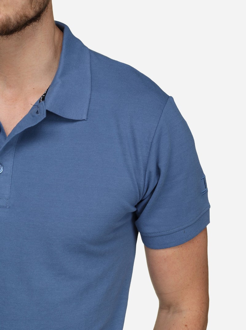 Polo para ponerse - Torrente Azul - Kiabi