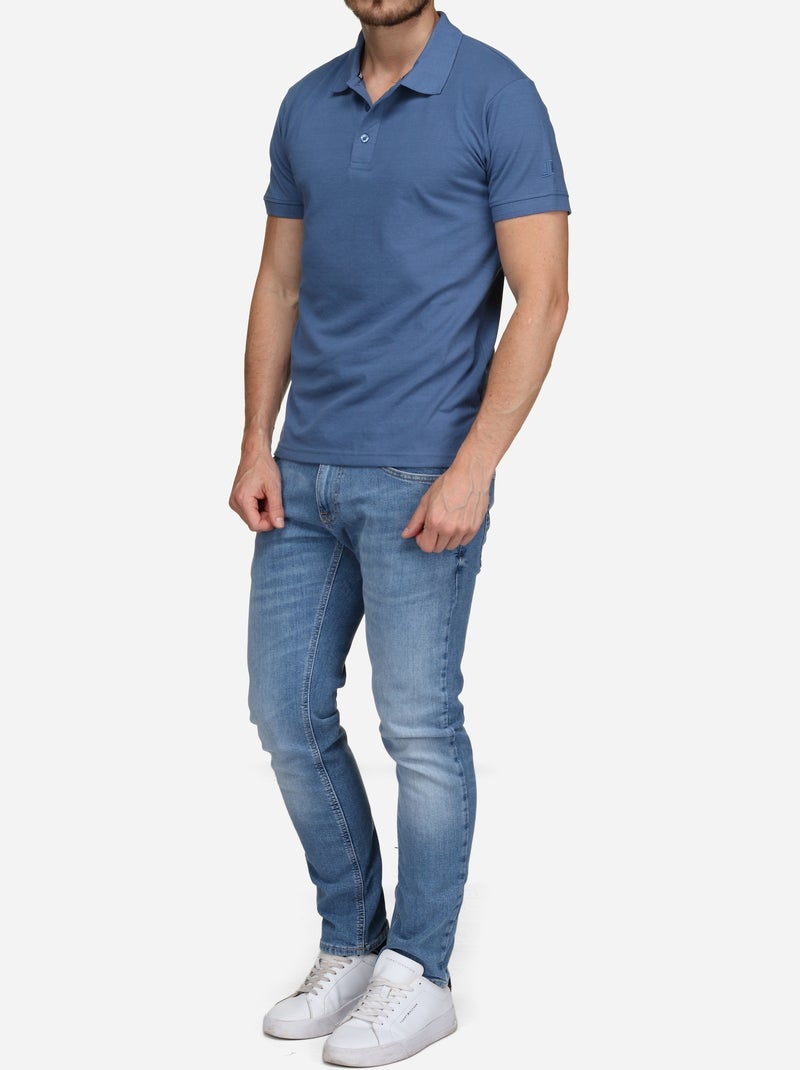 Polo para ponerse - Torrente Azul - Kiabi