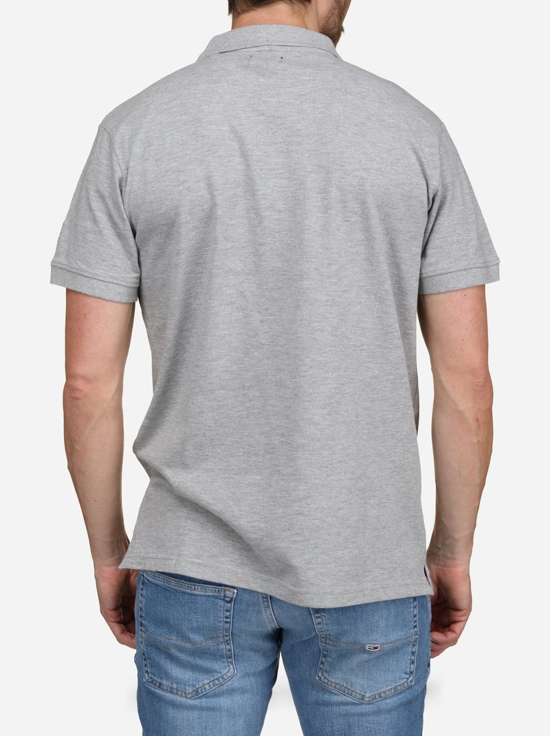 Polo para ponerse - Torrente Gris jaspeado - Kiabi