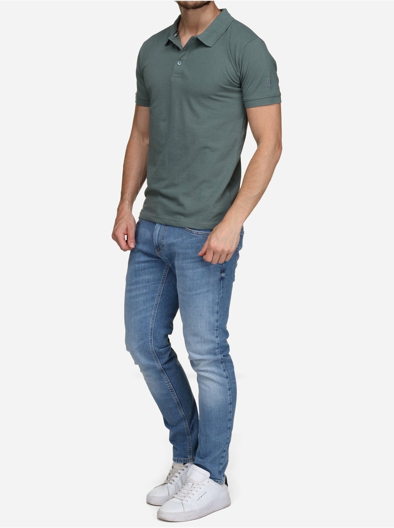 Polo para ponerse - Torrente Turquesa - Kiabi