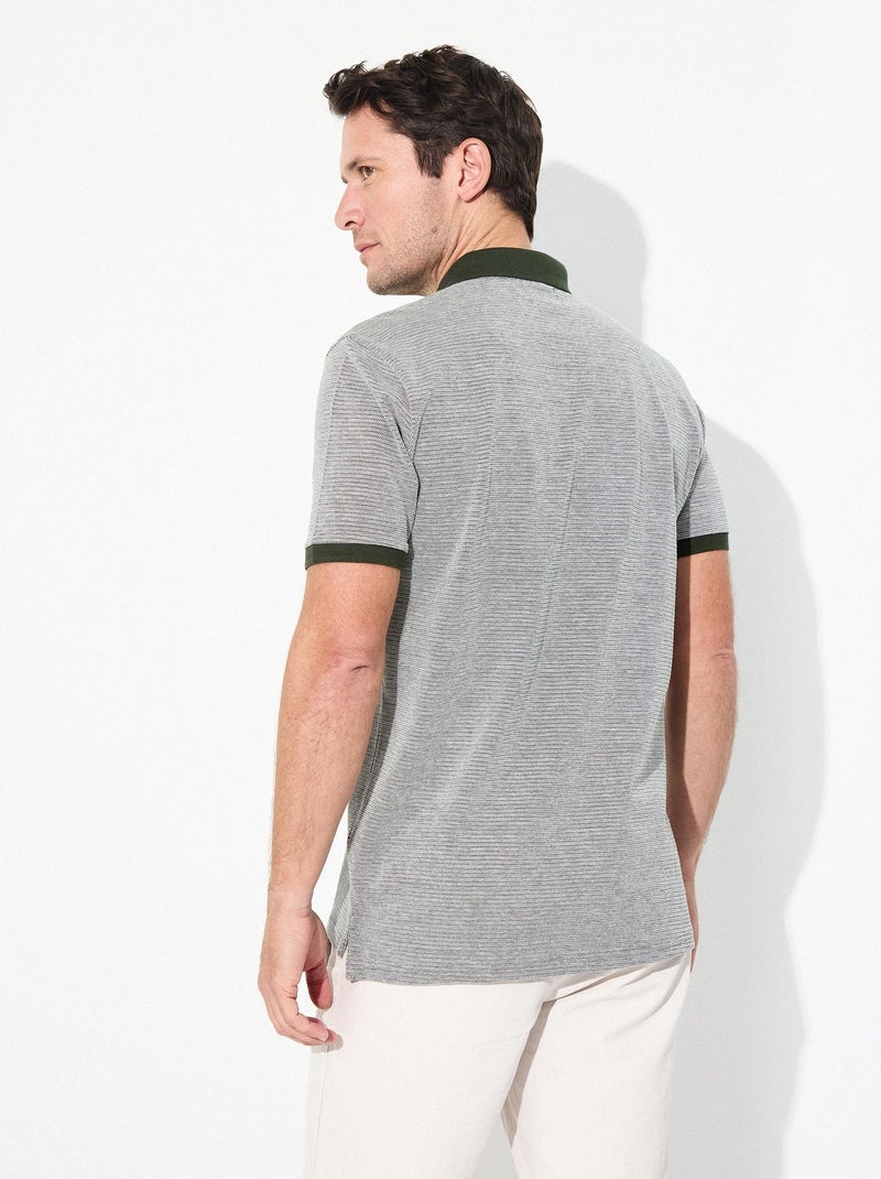 Polo piqué de manga corta, MO Fashion Verde - Kiabi