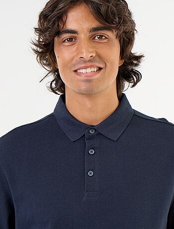 Polo piqué de manga larga