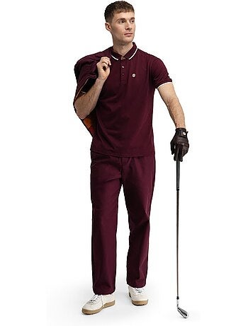 Polo piqué golf hombre golf hombre pinehurst cherry