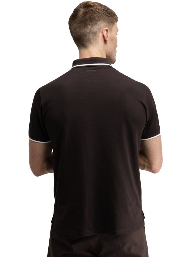 Polo piqué golf hombre golf hombre pinehurst dark Marrón - Kiabi