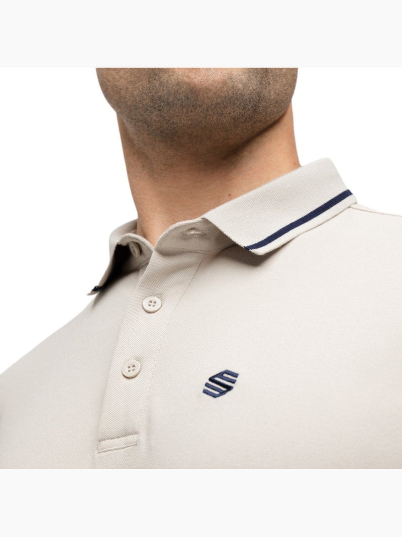Polo piqué golf hombre golf hombre pinehurst sand Beige - Kiabi
