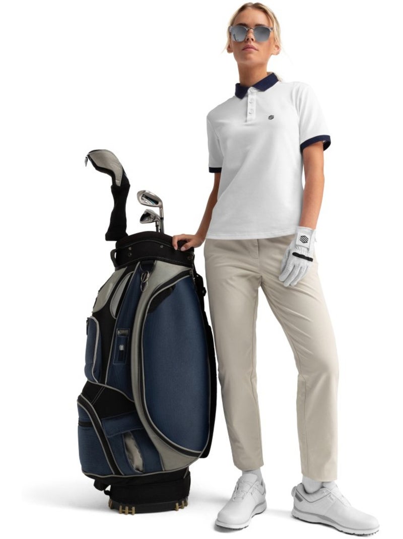 Polo piqué golf mujer golf mujer valderrama Blanco - Kiabi