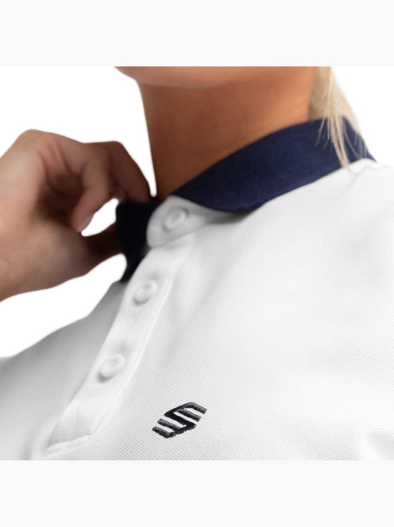 Polo piqué golf mujer golf mujer valderrama Blanco - Kiabi