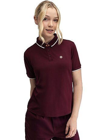Polo piqué golf mujer golf mujer valderrama-w cherry