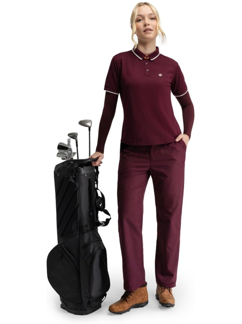 Polo piqué golf mujer golf mujer valderrama-w cherry Rojo - Kiabi