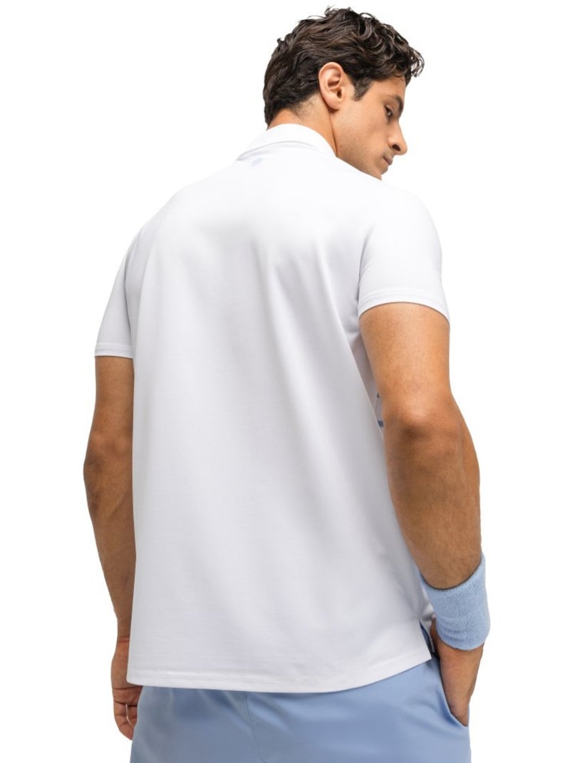 Polo piqué tenis hombre tenis hombre slice Blanco - Kiabi