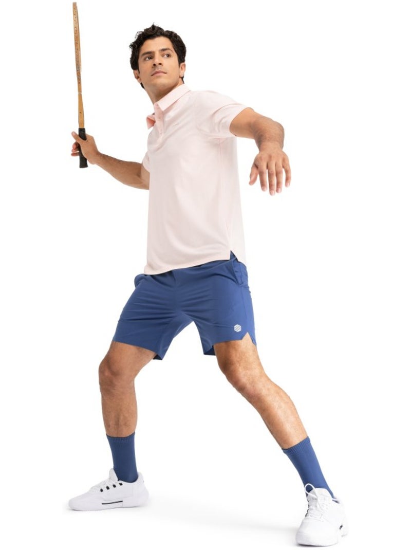 Polo piqué tenis hombre tenis hombre slice Rosa - Kiabi
