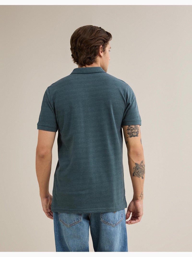 Polo piquet, mo fashion Azul - Kiabi
