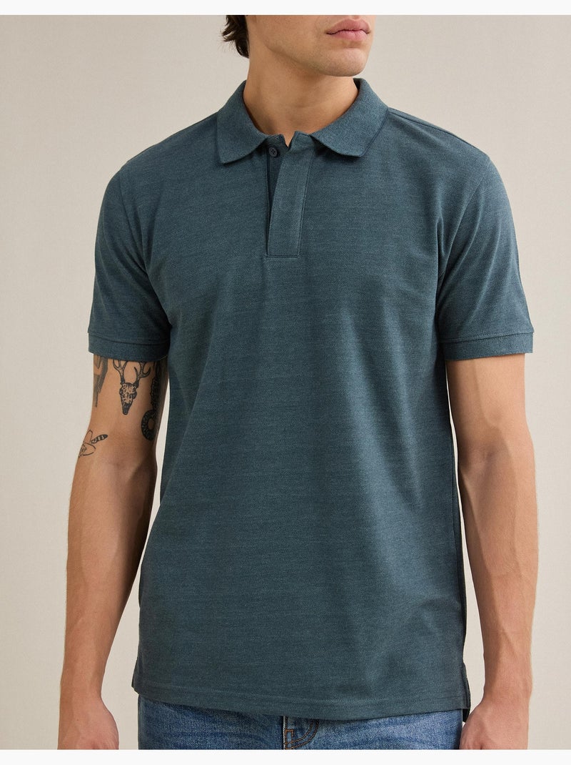 Polo piquet, mo fashion Azul - Kiabi