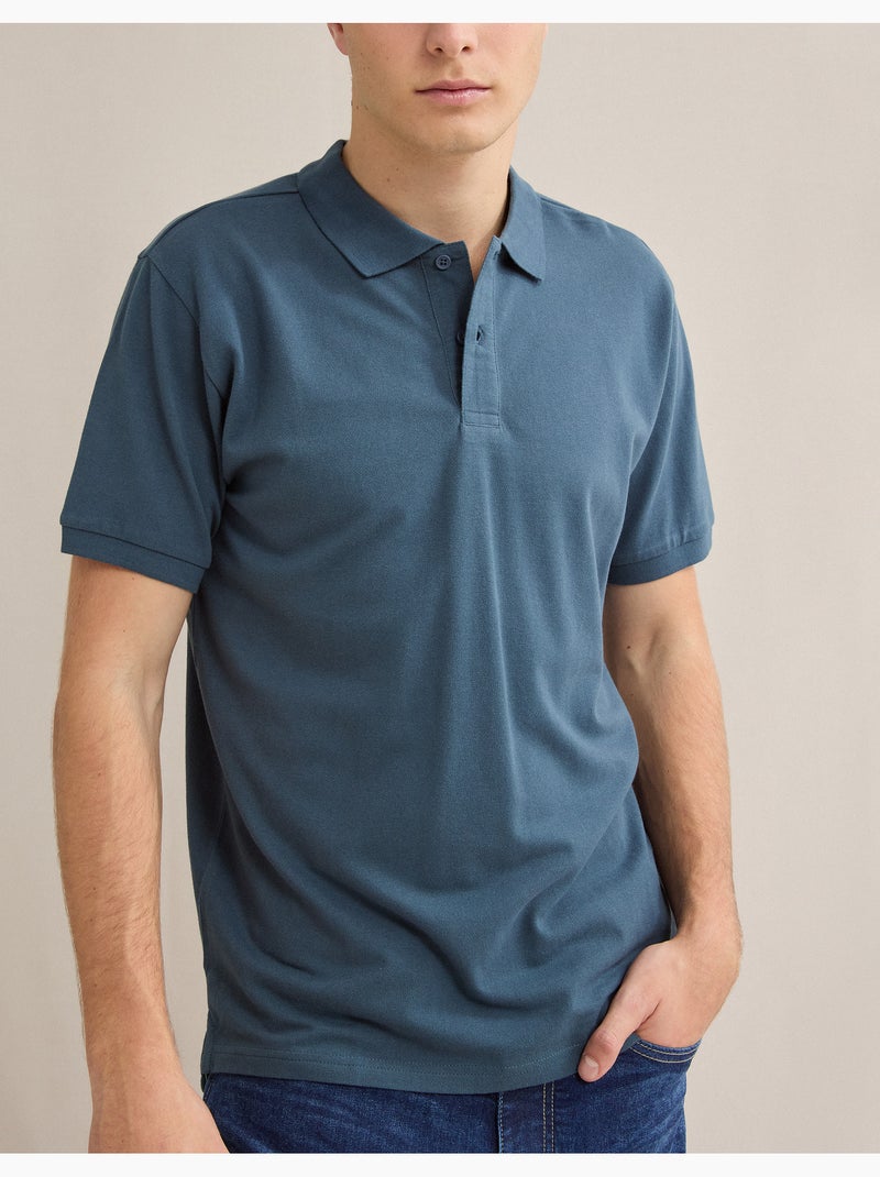 Polo Piquet, MO Fashion Azul - Kiabi