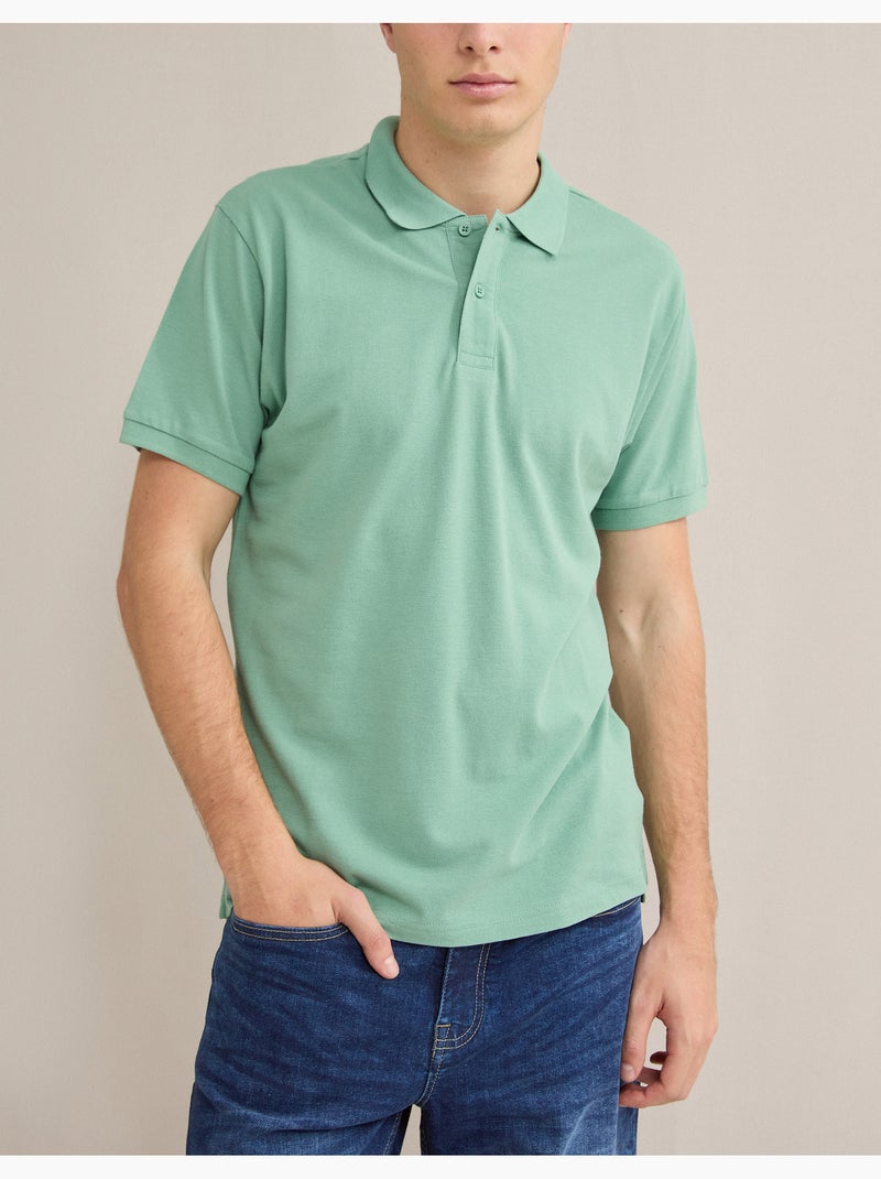 Polo Piquet, MO Fashion Verde - Kiabi
