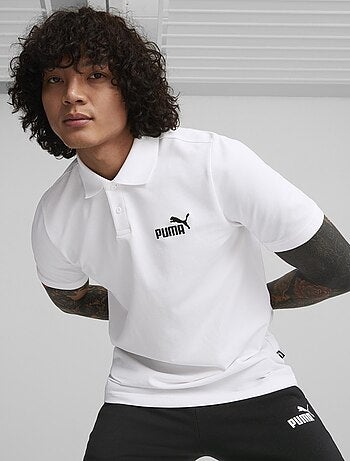 Polo 'Puma' de piqué de algodón