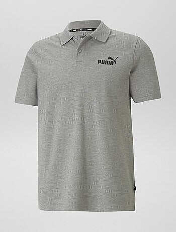 Polo 'Puma' de piqué de algodón