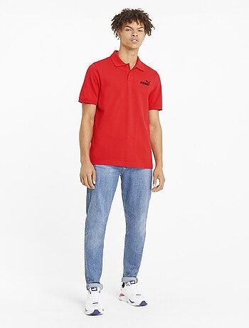 Polo 'Puma' de piqué de algodón