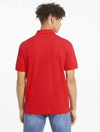 Polo 'Puma' de piqué de algodón