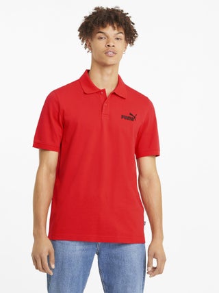 Polo 'Puma' de piqué de algodón
