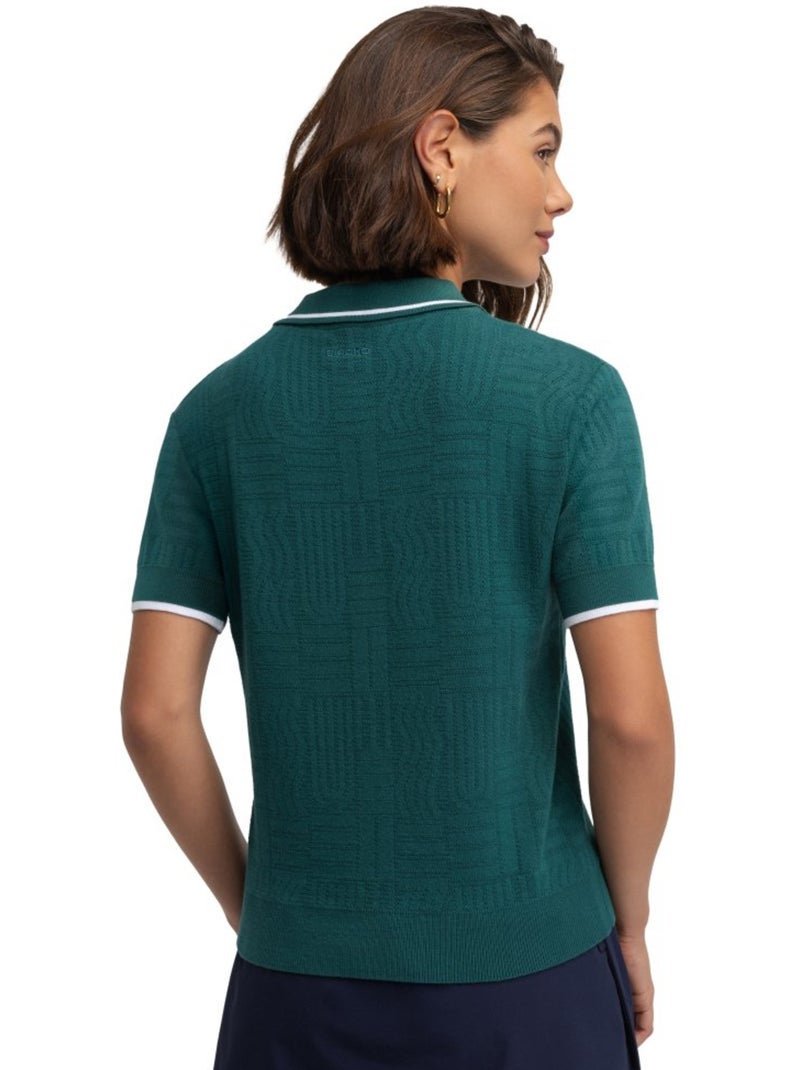 Polo punto golf mujer golf mujer hazard teal Verde - Kiabi