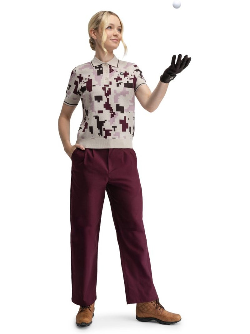 Polo punto golf mujer golf mujer hazard-w Rosa - Kiabi