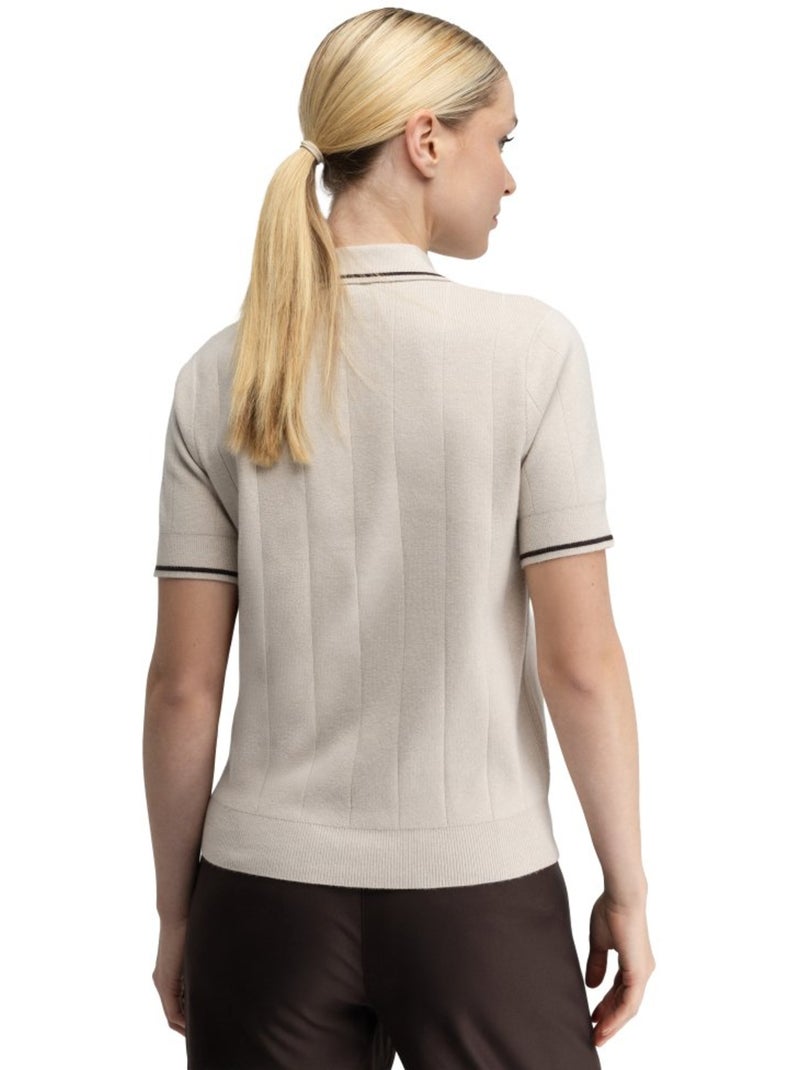 Polo punto golf mujer golf mujer hazard-w sand Beige - Kiabi