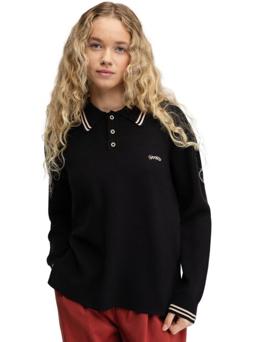 Polo punto manga larga mujer mujer verelle-w - Kiabi Polo punto manga larga mujer mujer verelle-w - Kiabi