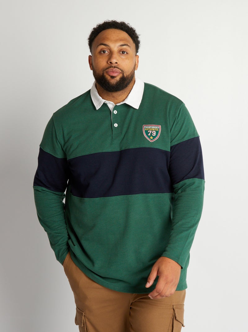 Polo rugby NEGRO - Kiabi