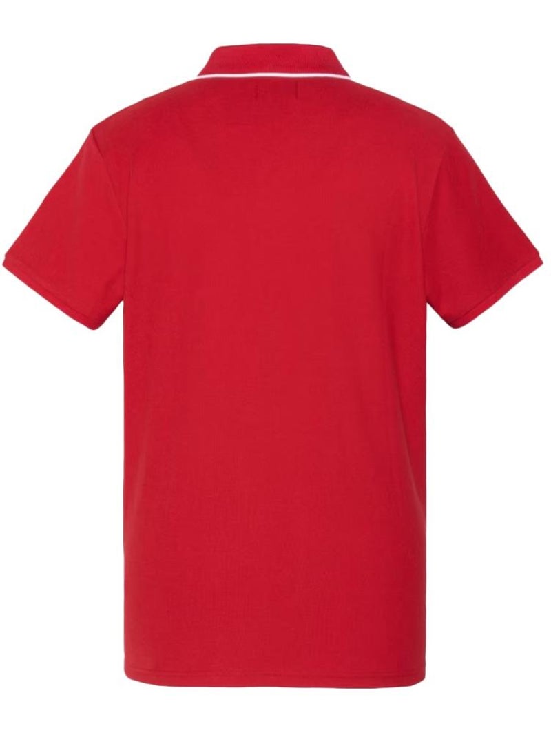 Polo Schott Paul de piqué para hombre Rojo - Kiabi