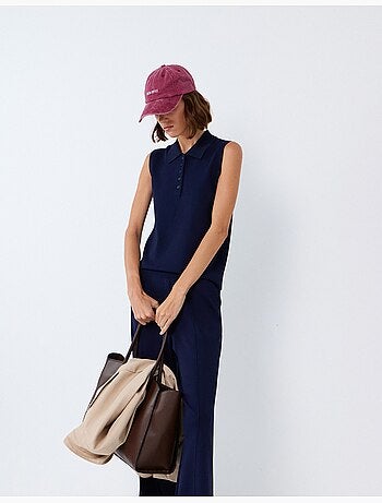 Polo sin mangas, mo fashion
