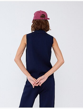 Polo sin mangas, mo fashion