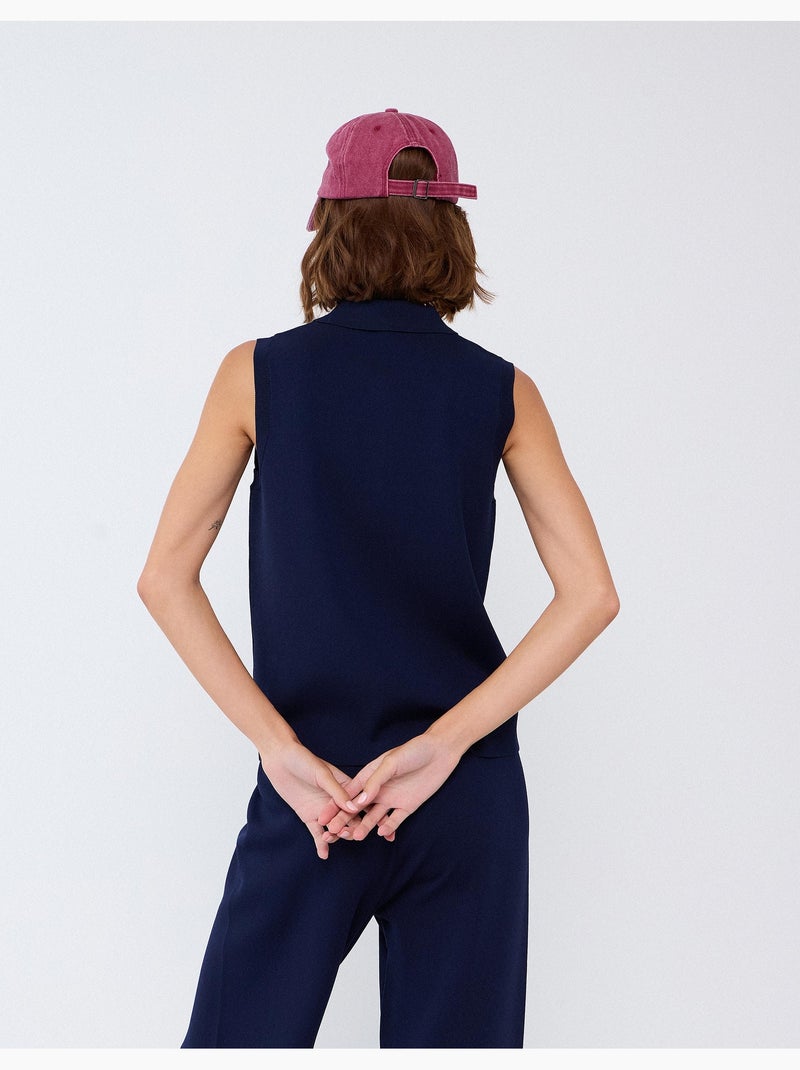 Polo sin mangas, mo fashion Azul - Kiabi