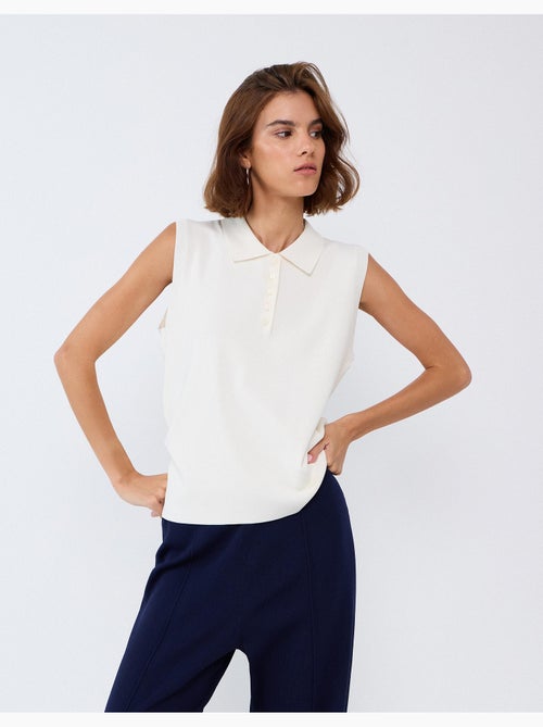 Polo sin mangas, mo fashion - Kiabi Polo sin mangas, mo fashion - Kiabi