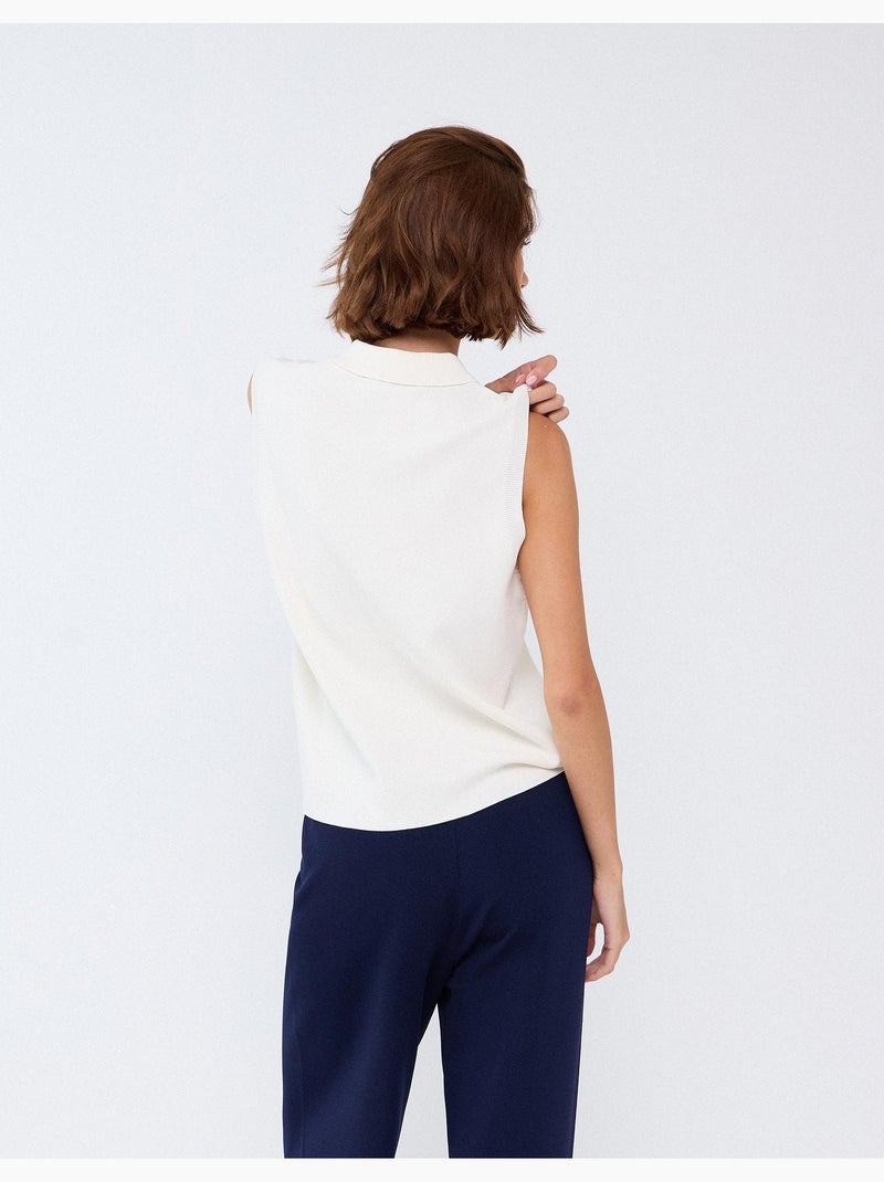 Polo sin mangas, mo fashion Beige - Kiabi