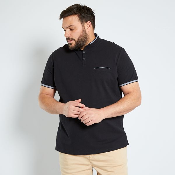 polo cuello chino hombre