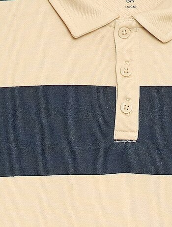 Polo sudadera a rayas