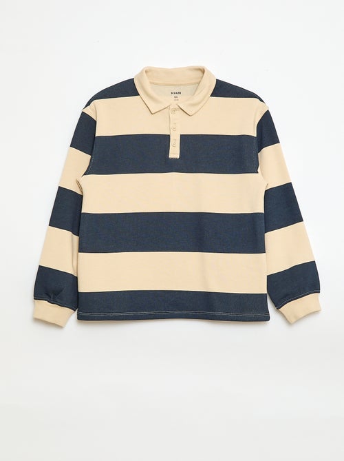 Polo sudadera a rayas - Kiabi