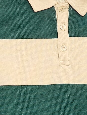 Polo sudadera a rayas