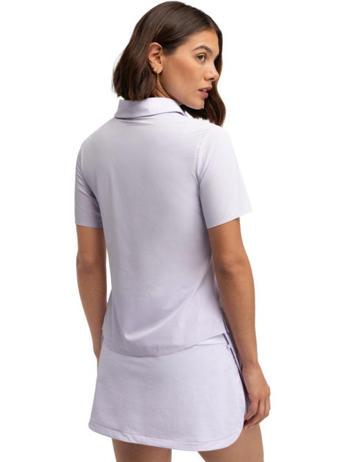 Polo técnico golf manga corta mujer golf mujer sawgrass lilac - Kiabi