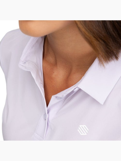 Polo técnico golf manga corta mujer golf mujer sawgrass lilac - Kiabi